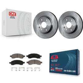 Front Brake Rotor Ceramic Pad Kit For Chevrolet Traverse GMC Acadia Buick Saturn