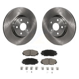 Front Brake Rotor And Ceramic Pad Kit For Toyota Corolla Scion xD Matrix Pontiac