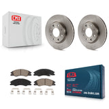 Front Disc Brake Rotors And Ceramic Pads Kit For Kia Spectra Spectra5