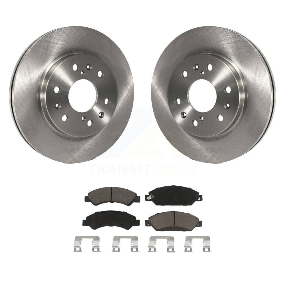 Front Brake Rotor Ceramic Pad Kit For Chevrolet Tahoe GMC Suburban 1500 Yukon XL