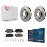 [Front] 2011-2015 Kia Optima 2.0L Premium OE Brake Rotors & Ceramic Pads Kit For Max Braking