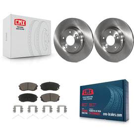 Front Brake Rotor And Ceramic Pad Kit For Hyundai Sonata Kia Optima Niro EV Kona
