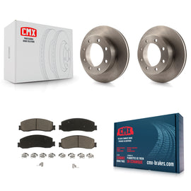 [Front] 2012 Ford F-350 Super Duty 4WD Premium OE Brake Rotors & Ceramic Pads Kit For Max Braking