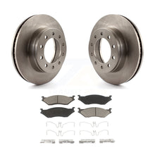 Charger l&#39;image dans la galerie, Front Brake Rotors Ceramic Pad Kit For Ford F-450 Super Duty F-550 International