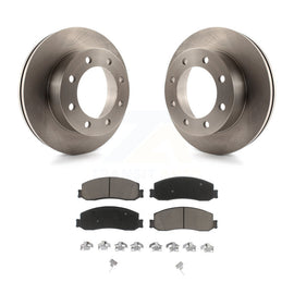 [Front] 2011 Ford F-350 Super Duty 4WD Premium OE Brake Rotors & Ceramic Pads Kit For Max Braking