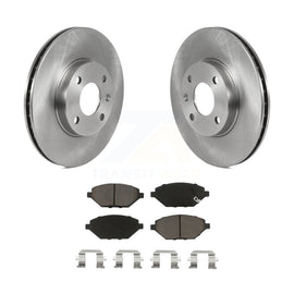 [Front] 2016-2021 Chevrolet Spark Premium OE Brake Rotors & Ceramic Pads Kit For Max Braking