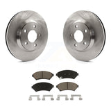 Front Brake Rotors & Ceramic Pad Kit For Chevrolet Impala Buick LeSabre Cadillac