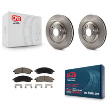 Load image into Gallery viewer, Front Disc Brake Rotor &amp; Ceramic Pad Kit For Cadillac CTS STS Pontiac Bonneville