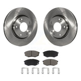 Front Disc Brake Rotors And Ceramic Pads Kit For Hyundai Tucson Kia Sportage FWD