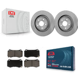 [Front] 2006-2010 Jeep Grand Cherokee SRT8 Premium OE Brake Rotors & Ceramic Pads Kit For Max Braking