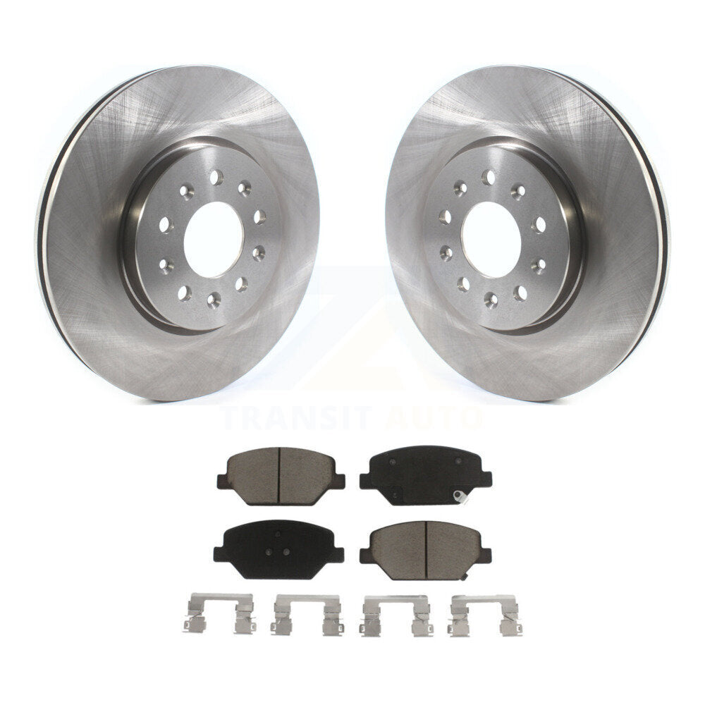 Front Brake Rotors Ceramic Pad Kit For Chevrolet Equinox GMC Terrain Buick Regal