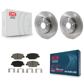 Front Brake Rotors Ceramic Pad Kit For Chevrolet Equinox GMC Terrain Buick Regal
