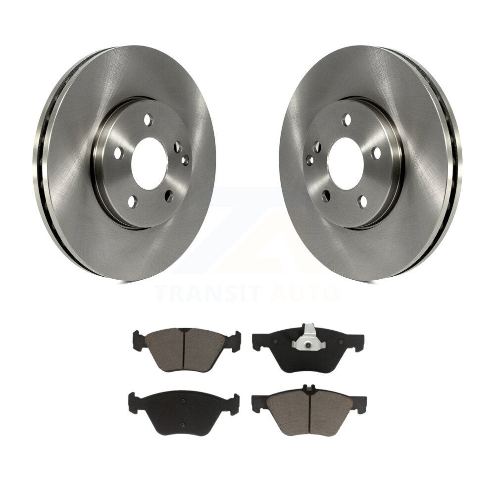 Front Disc Brake Rotors And Ceramic Pads Kit For Mercedes-Benz E350 E320 E300