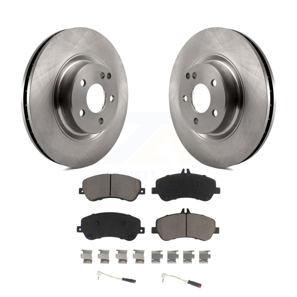 Front Disc Brake Rotors And Ceramic Pads Kit For Mercedes-Benz GLK350 GLK250