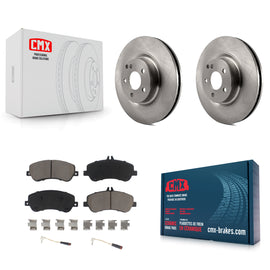 Front Disc Brake Rotors And Ceramic Pads Kit For Mercedes-Benz GLK350 GLK250