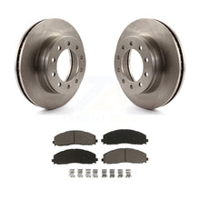 Charger l&#39;image dans la galerie, Front Disc Brake Rotors And Ceramic Pads Kit For Ford F-350 Super Duty F-250