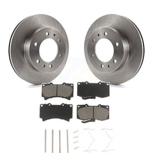 Charger l&#39;image dans la galerie, Front Disc Brake Rotors And Ceramic Pads Kit For Hummer H3 H3T