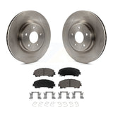 Front Disc Brake Rotors And Ceramic Pads Kit For INFINITI Q50 QX50 Q60