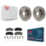 Front Disc Brake Rotors And Ceramic Pads Kit For INFINITI Q50 QX50 Q60