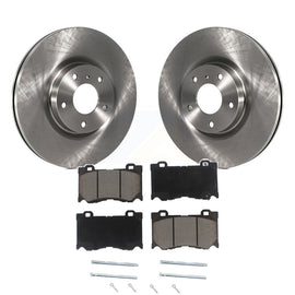 Front Brake Rotors Ceramic Pad Kit For 2017-2018 INFINITI Q70 With Sport Package