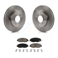 Charger l&#39;image dans la galerie, Front Brake Rotor And Ceramic Pad Kit For 1998-2002 Honda Accord Sedan with 2.3L