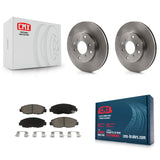 [Front] 1998-2002 Honda Accord Sedan with 2.3L Premium OE Brake Rotors & Ceramic Pads Kit For Max Braking