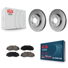 Charger l'image dans la galerie, Front Brake Rotor &amp; Ceramic Pad Kit For Honda CR-V Acura Integra Prelude Odyssey