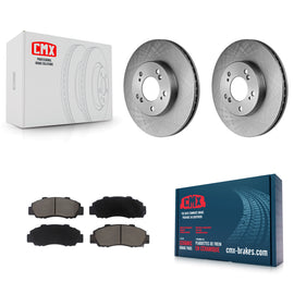 Front Brake Rotor & Ceramic Pad Kit For Honda CR-V Acura Integra Prelude Odyssey