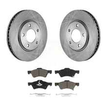 Load image into Gallery viewer, Front Disc Brake Rotor &amp; Ceramic Pad Kit For Dodge Grand Caravan Chrysler Town