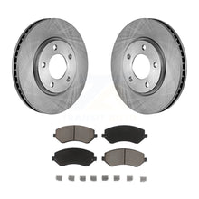 Charger l&#39;image dans la galerie, Front Disc Brake Rotors Ceramic Pad Kit For Dodge Grand Caravan Chrysler Voyager