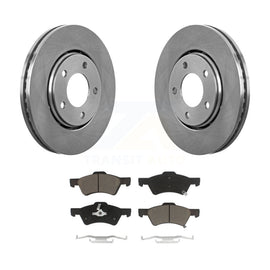 Front Disc Brake Rotors And Ceramic Pads Kit For Dodge Caravan Chrysler Voyager