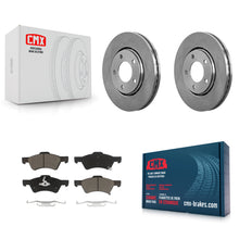 Load image into Gallery viewer, Front Disc Brake Rotors And Ceramic Pads Kit For Dodge Caravan Chrysler Voyager