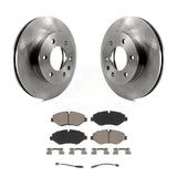 Front Brake Rotor & Ceramic Pad Kit For Sprinter 2500 Mercedes-Benz Freightliner