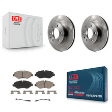 Charger l'image dans la galerie, Front Brake Rotor &amp; Ceramic Pad Kit For Sprinter 2500 Mercedes-Benz Freightliner
