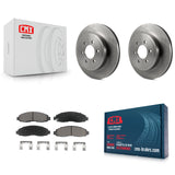 [Front] 2003-2004 Dodge Dakota Premium OE Brake Rotors & Ceramic Pads Kit For Max Braking