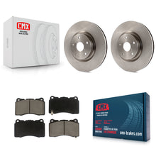 Load image into Gallery viewer, Front Disc Brake Rotors And Ceramic Pads Kit For Subaru Impreza WRX STI