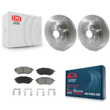 [Front] 2009 Subaru Legacy 3.0 R with 3.0L Premium OE Brake Rotors & Ceramic Pads Kit For Max Braking