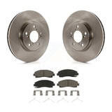 [Front] 2006-2014 Honda Ridgeline Premium OE Brake Rotors & Ceramic Pads Kit For Max Braking