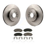 [Front] 2009-2014 Acura TL Premium OE Brake Rotors & Ceramic Pads Kit For Max Braking