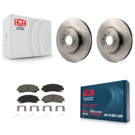[Front] 2009-2014 Acura TL Premium OE Brake Rotors & Ceramic Pads Kit For Max Braking