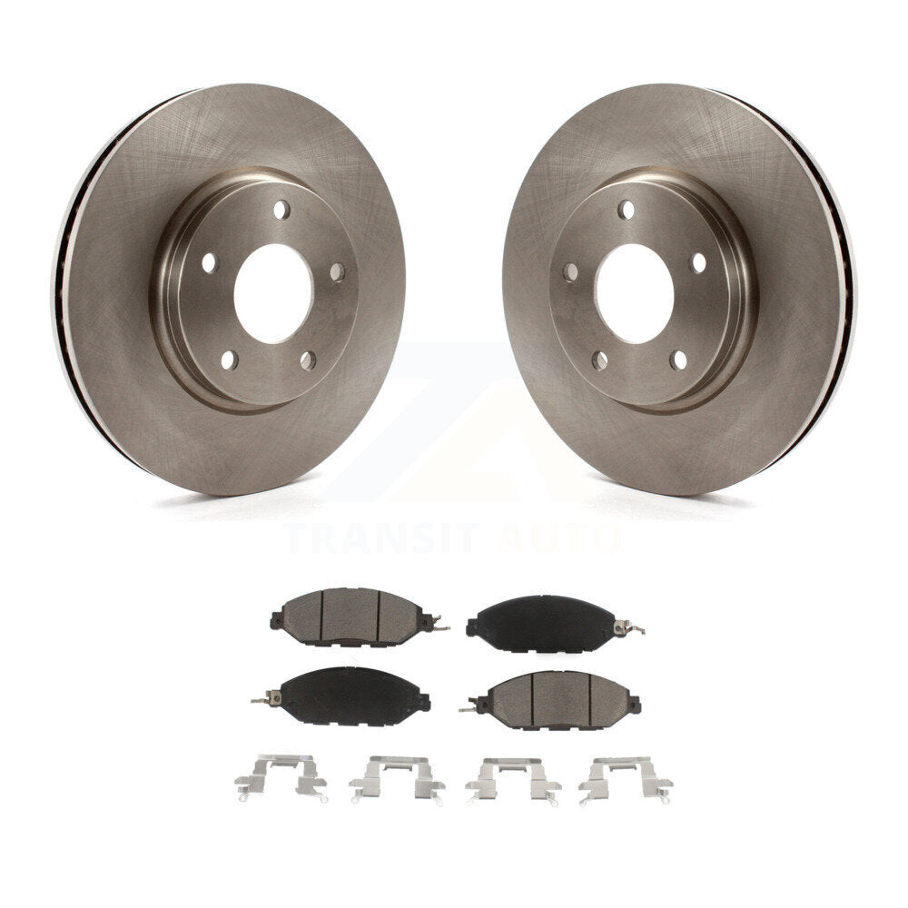 Front Disc Brake Rotor And Ceramic Pad Kit For 2016 Nissan Pathfinder From 11 15