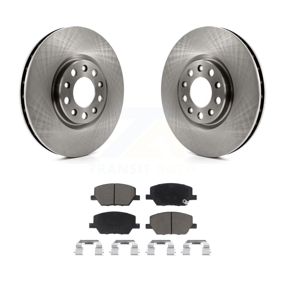 Front Disc Brake Rotors And Ceramic Pads Kit For Jeep Renegade Compass Fiat 500X