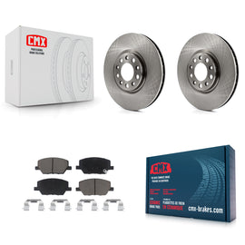 Front Disc Brake Rotors And Ceramic Pads Kit For Jeep Renegade Compass Fiat 500X
