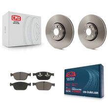 Charger l'image dans la galerie, [Front] 2010-2015 Volvo XC60 Premium OE Brake Rotors &amp; Ceramic Pads Kit For Max Braking