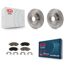 Load image into Gallery viewer, Front Disc Brake Rotors And Ceramic Pads Kit For Nissan LEAF