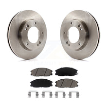 Charger l&#39;image dans la galerie, Front Disc Brake Rotors And Ceramic Pads Kit For 2007-2009 Kia Sorento