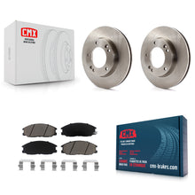 Charger l'image dans la galerie, [Front] 2007-2009 Kia Sorento Premium OE Brake Rotors &amp; Ceramic Pads Kit For Max Braking