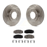 [Front] 2003-2006 Kia Sorento Premium OE Brake Rotors & Ceramic Pads Kit For Max Braking