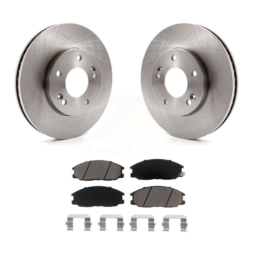 Front Disc Brake Rotors And Ceramic Pads Kit For Hyundai XG350 XG300