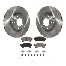 Charger l&#39;image dans la galerie, Front Brake Rotors &amp; Ceramic Pad Kit For Ford Fusion Mazda 6 Lincoln MKZ Mercury